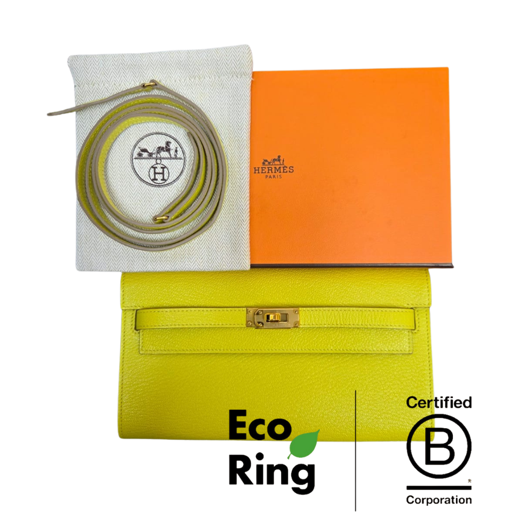 Hermes Kelly To Go Stamp Y Yellow